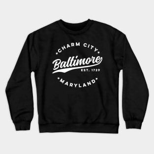 Vintage Baltimore Charm City Maryland USA Crewneck Sweatshirt